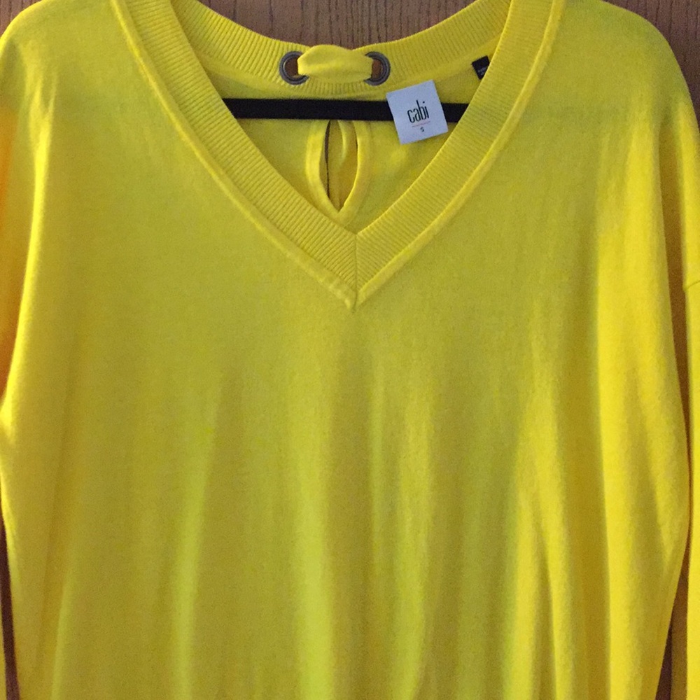 CAbi V-neck sweater. Size small.